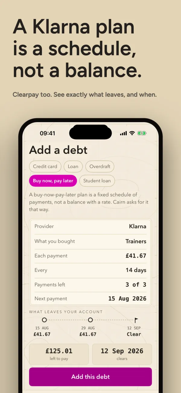 Cairn: Debt Payoff Plan screenshot 3 of 3