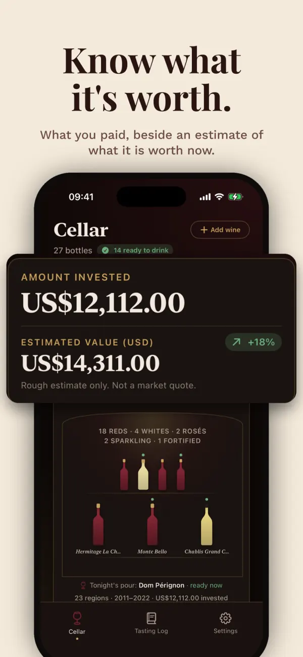 Cellar Ledger: Wine Tracker screenshot 2 of 6