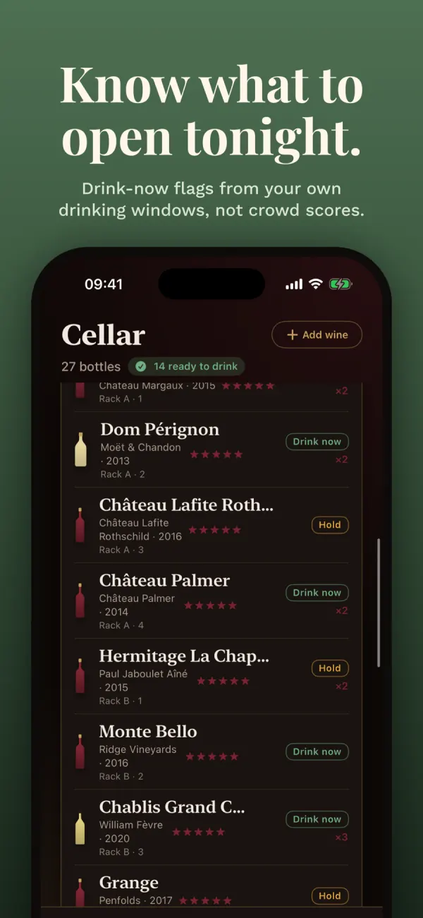 Cellar Ledger: Wine Tracker screenshot 3 of 6