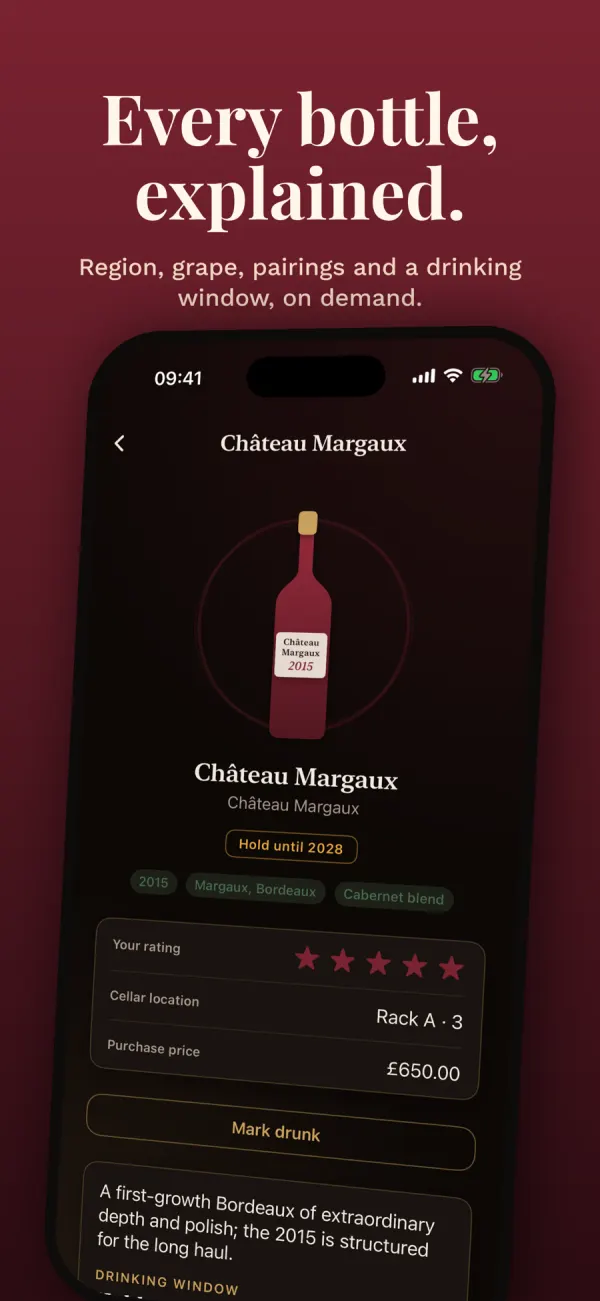 Cellar Ledger: Wine Tracker screenshot 4 of 6