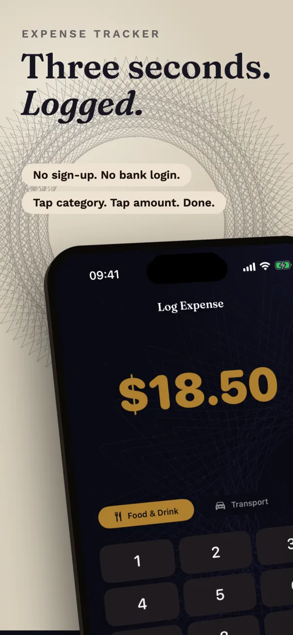 Expense Tracker: Private, Fast screenshot 1 of 6