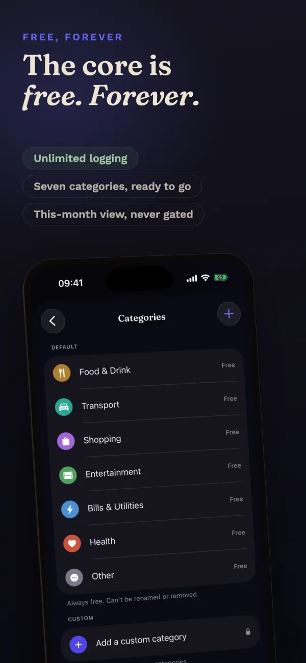 Expense Tracker: Private, Fast screenshot 4 of 6
