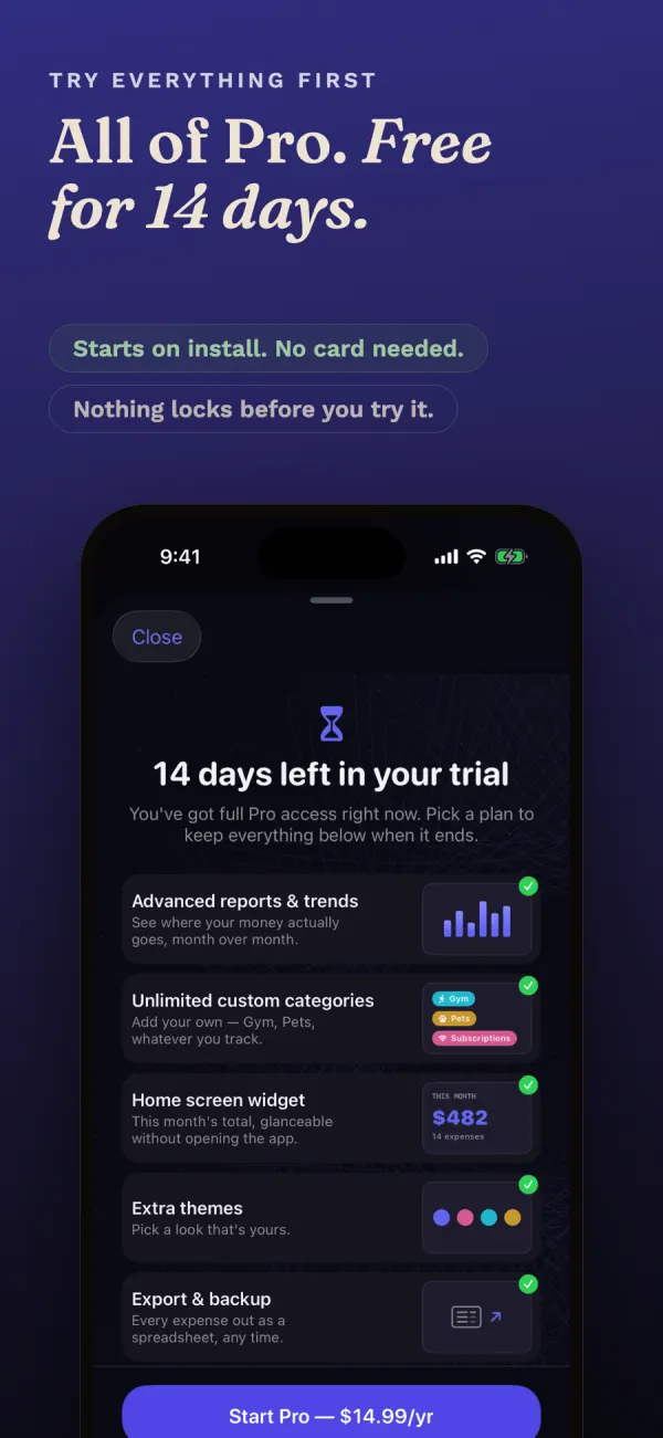Expense Tracker: Private, Fast screenshot 5 of 6