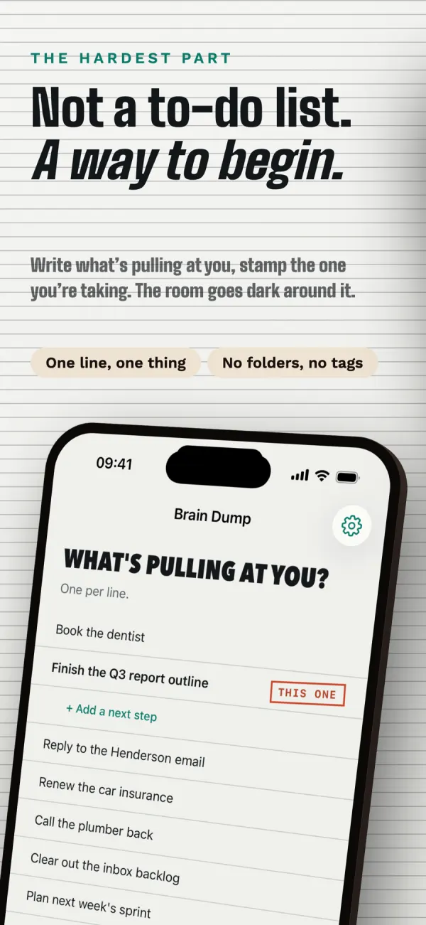 Pomodoro Timer: Brain Dump screenshot 1 of 6