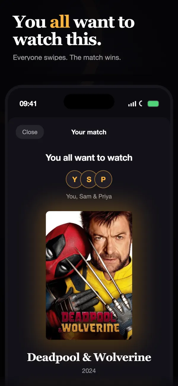 Movie Picker: Watch Together screenshot 2 of 6