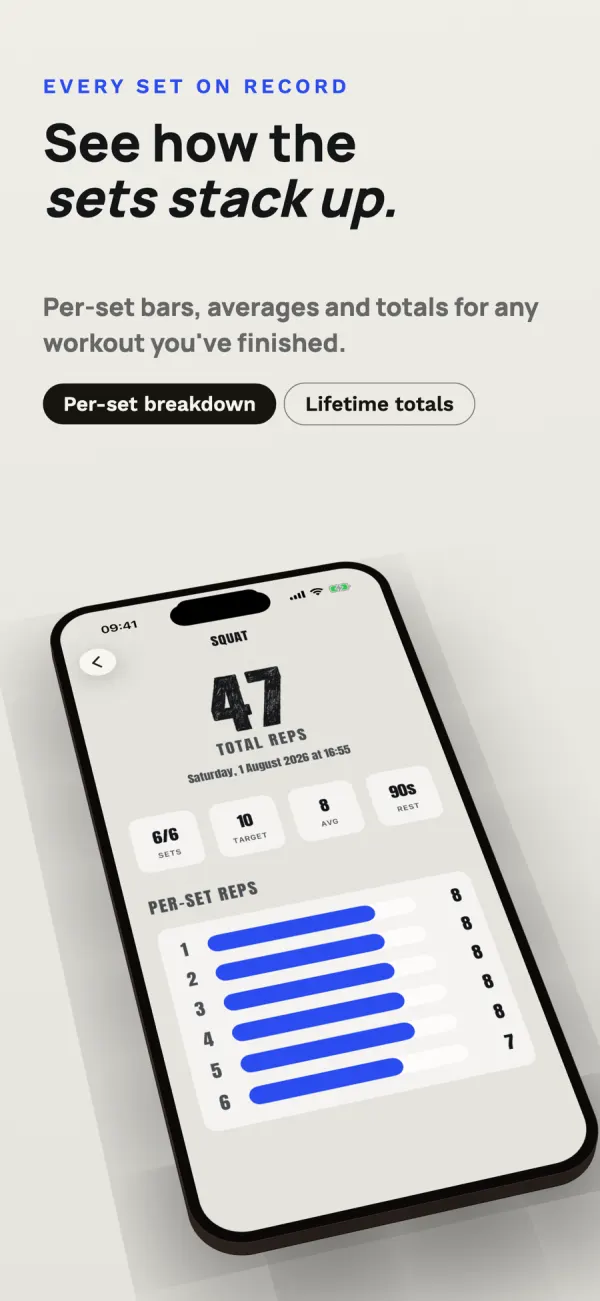 Rep Counter - Workout Tracker screenshot 6 of 6
